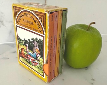 1981 Selten Winnie The Pooh Miniature Bücher Set | Pooh’s Pot O’ Honey von AA Milne.