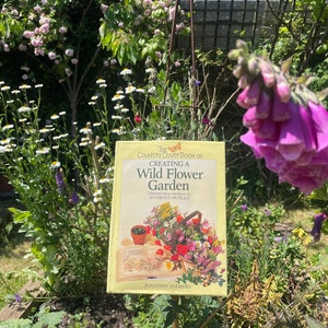 Creating a Wild Flower Garden, Vintage Flower book