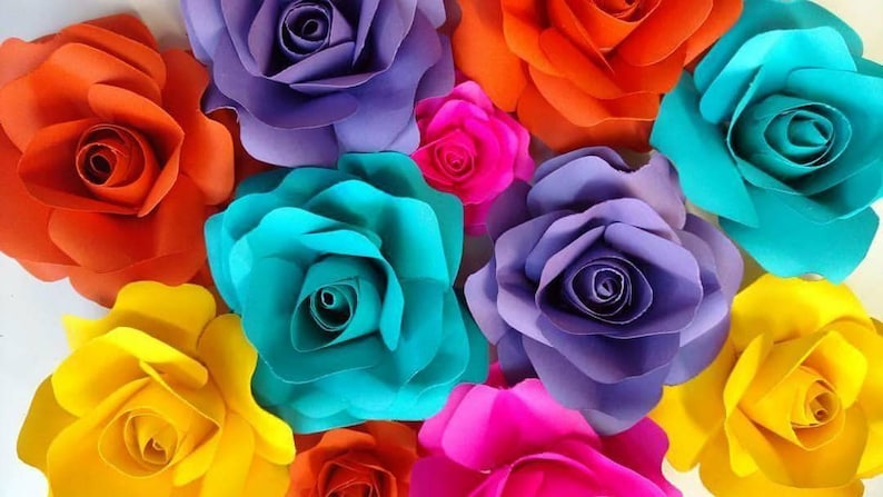 Mini paper flowers 4