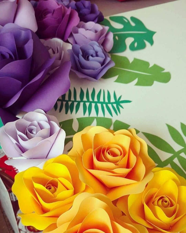 Mini paper flowers 4