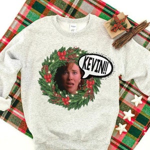Home Alone Ugly Christmas Sweater Home Alone Kevin Shirt Home - Etsy
