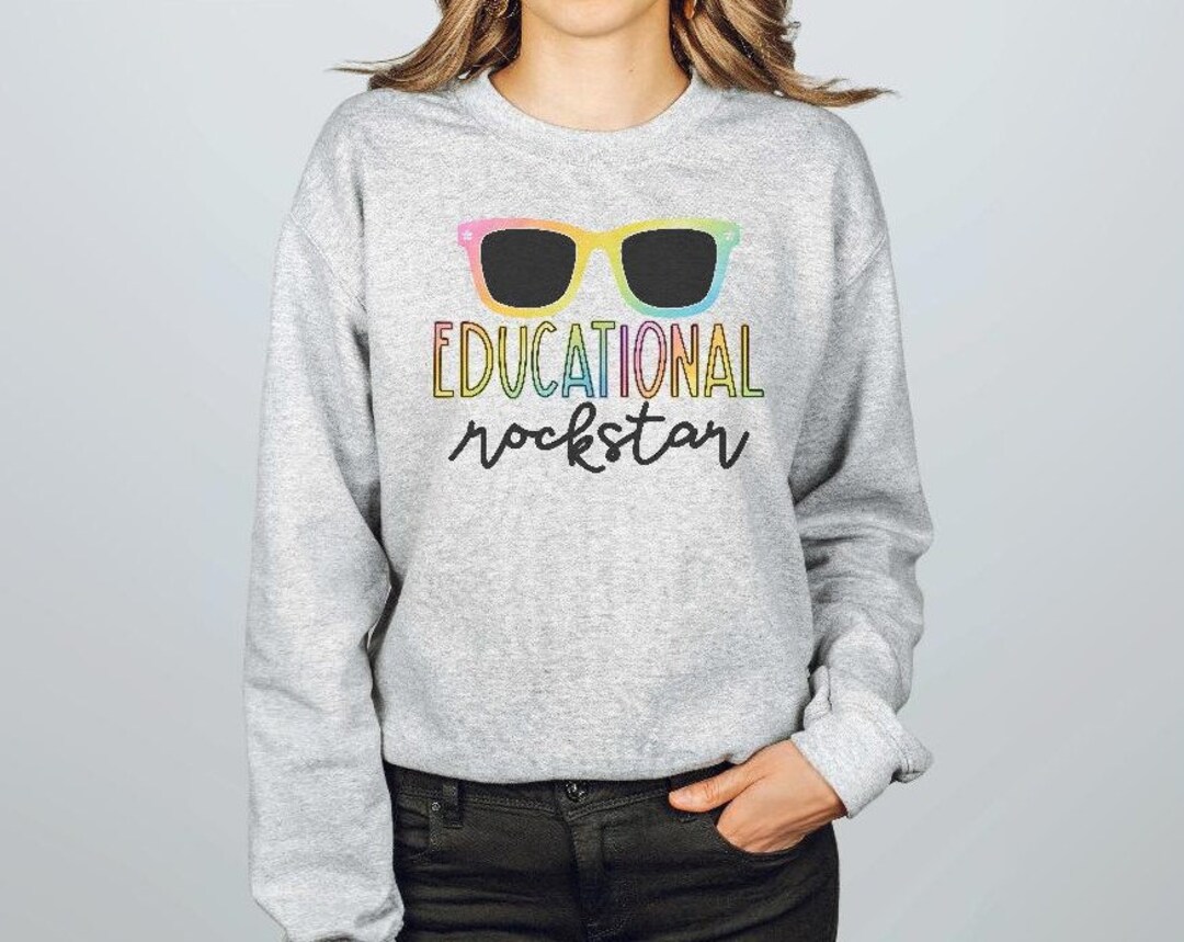 Educational Rockstar Teacher Gift Teacher Shirt Professor - Etsy