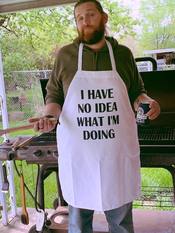 Dad Apron Daddio Of The Patio BBQ Grilling Apron For Men Smoker