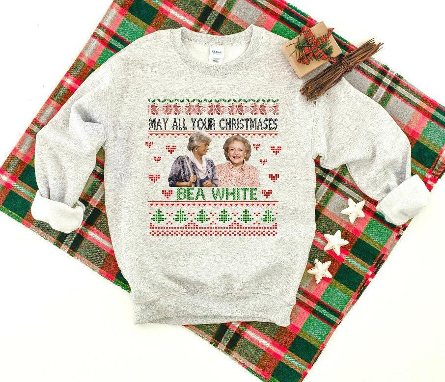 Golden Girls Christmas Sweater Ugly Christmas Sweater May All