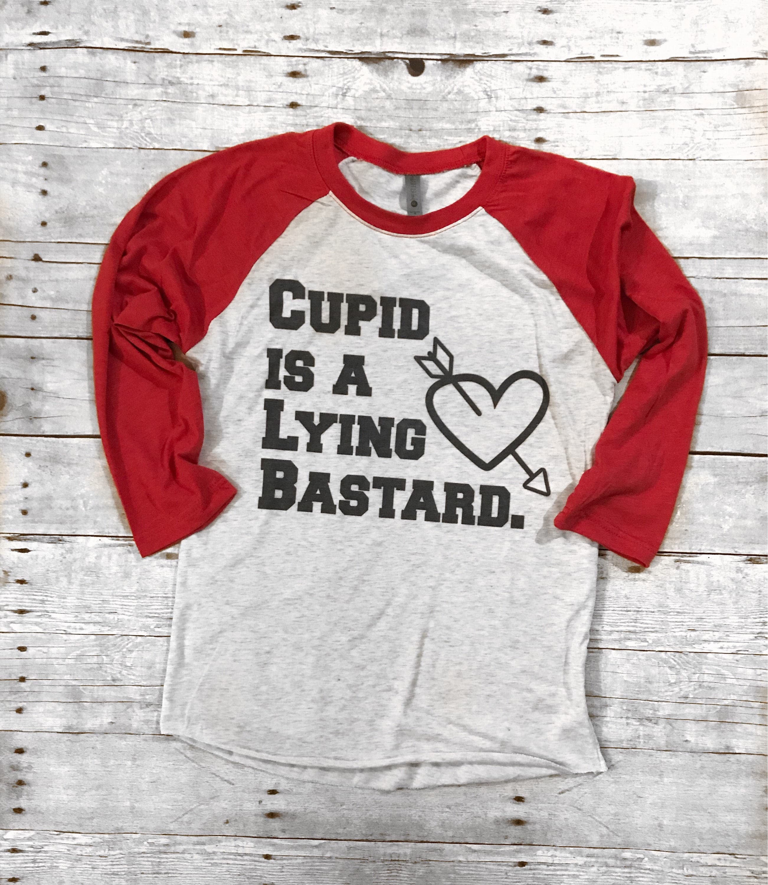 Funny Valentines Day Shirt Valentine Shirt Cupid is A Lying Etsy