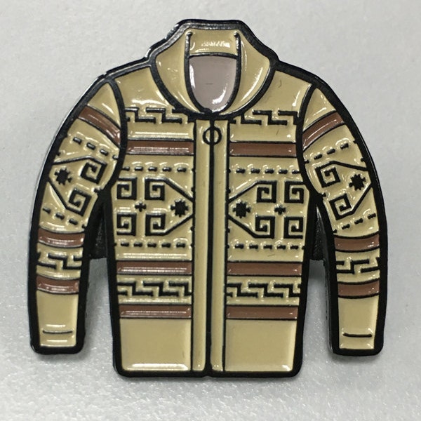Big Lebowski Dude Suéter Esmalte Sombrero Pin
