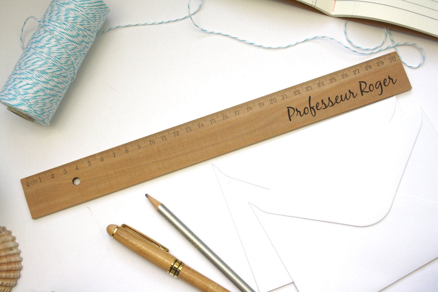 Personalized Wooden Ruler Unique Desk Accessory - Etsy UK