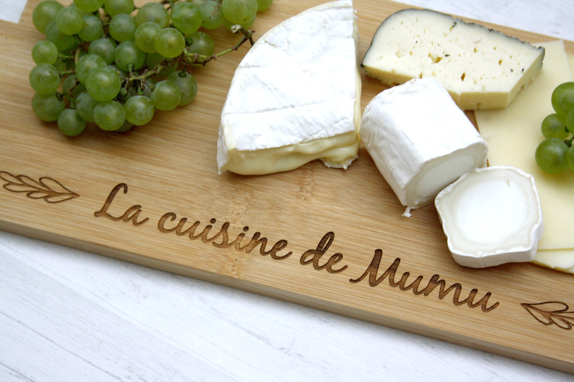🧀 Planche à fromage gravée