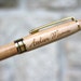 Personalized pen, unique birthday wedding guests gift, custom original present, name, initials, date engraved by laser, with velvet pocket