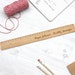 Personalized Wooden Ruler Unique Desk Accessory - Etsy