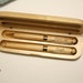 Personalized wooden pens, text, name, date engraved, original gift, custom wooden case, unique present for birthday, graduation, retirement