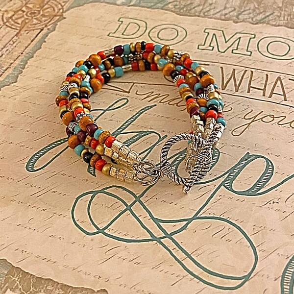 Gypsy Charm Bracelet Etsy