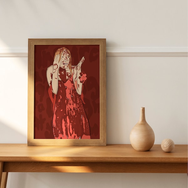 They're All Going to Laugh at You! Carrie Art Print
