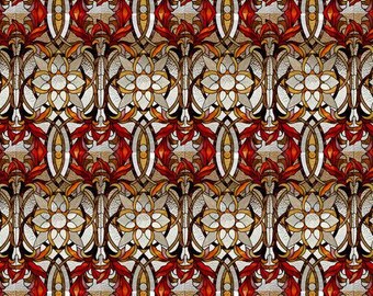 Dollhouse miniature "stained glass" by world model - plastic sheet wm24407