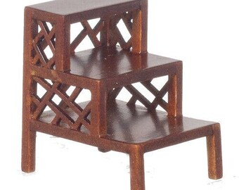 Dollhouse miniature step table by jbm
