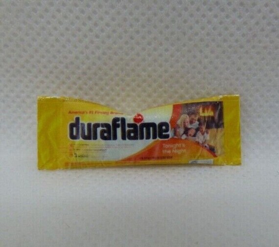 Dollhouse Miniature Duraflame Fire Starter Log Handcrafted - Etsy