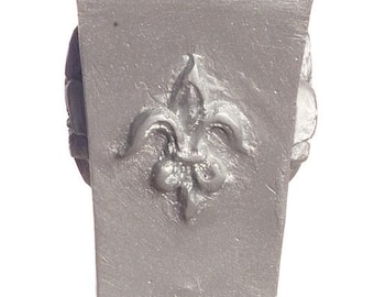 Dollhouse miniature square silver plant stand by falcon miniatures
