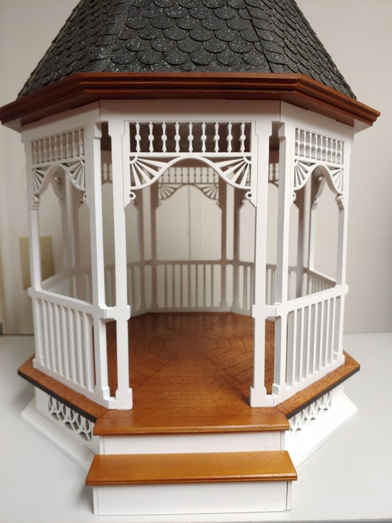 Large Victorian Gazebo 112 Scale Kit Etsy UK