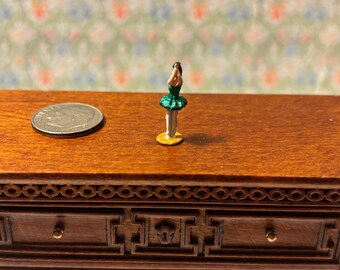 Dollhouse miniature ballerina statue