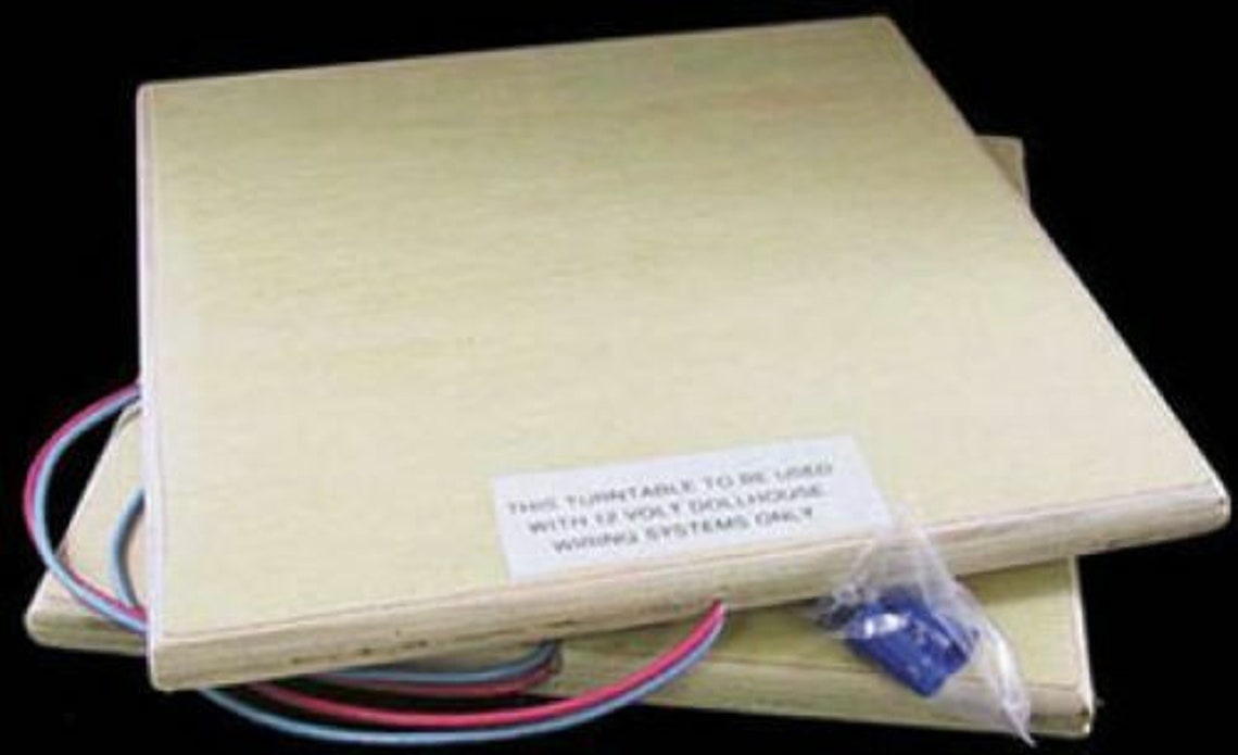 Dollhouse Miniature 12 Inch Turntable Electrified Etsy