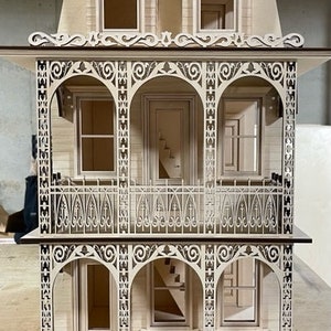 St. Charles Dollhouse Kit 1:12 Scale DIY