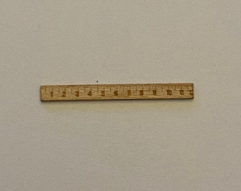 Dollhouse miniature ruler