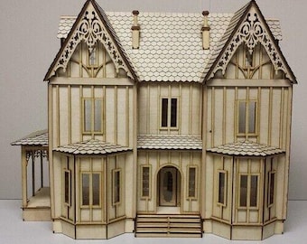 Kristiana tudor dollhouse 1:24 scale dollhouse without shingles
