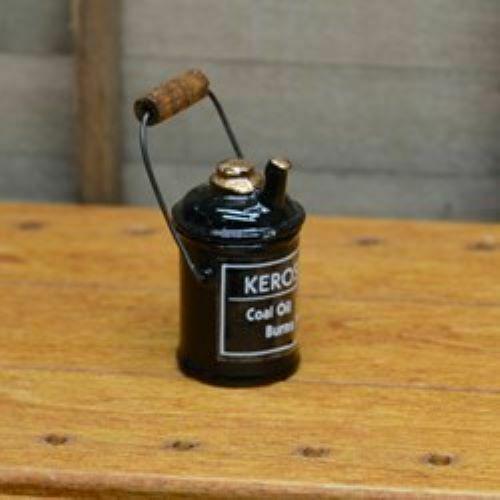 Dollhouse miniature black kerosene can by sir thomas thumb