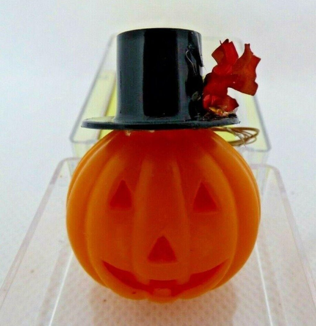 Jack O Lantern With Hat - Electric - Dollhouse Miniature - Etsy