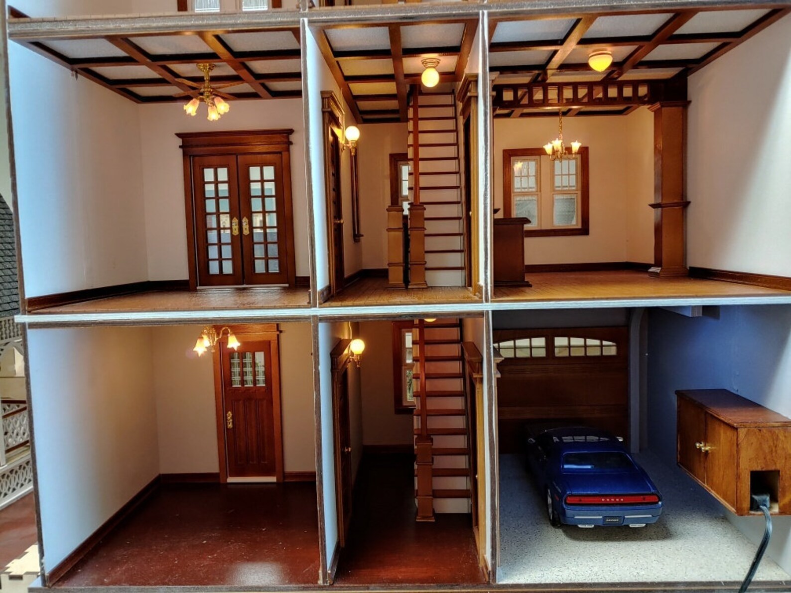 Clarkson Craftsman Mansion 112 Dollhouse Kit Etsy