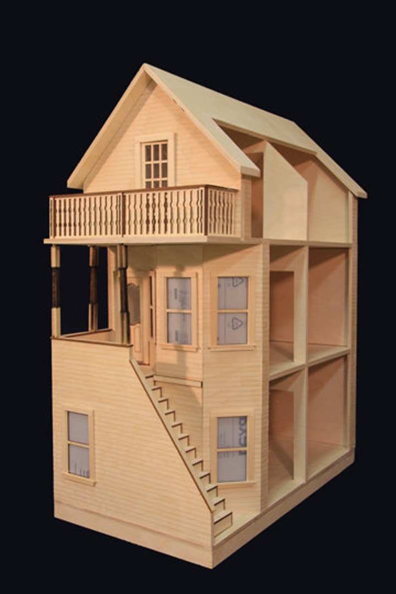 Westlake 1 Inch Scale Dollhouse Kit Laser Cut by Majestic Etsy