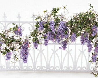 Dollhouse miniature wisteria vine