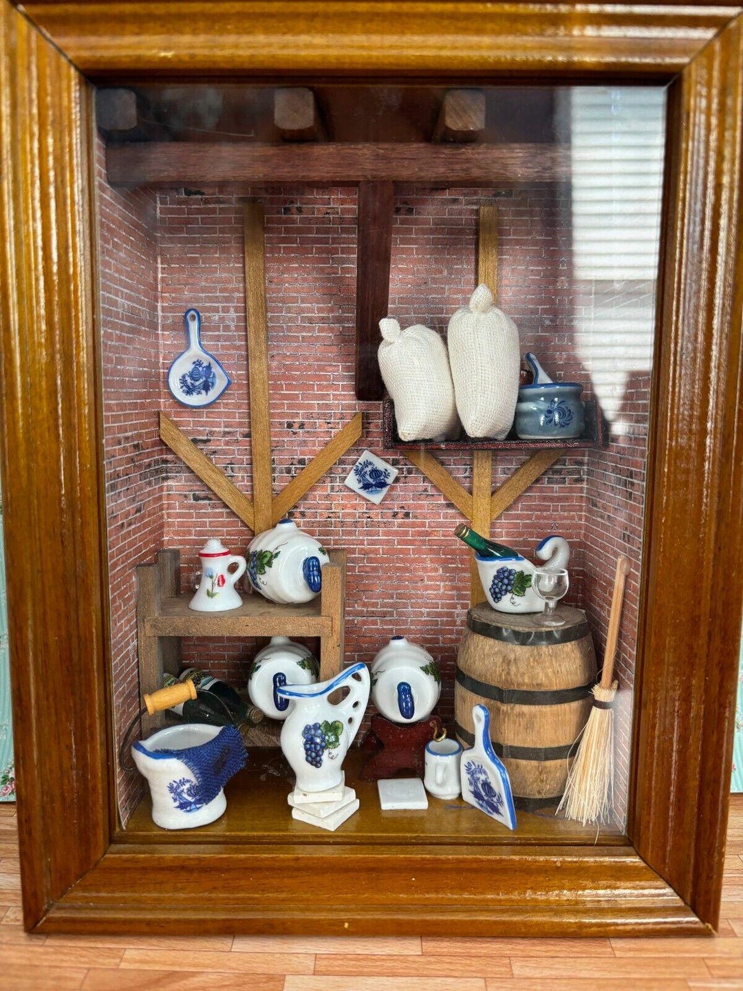 Reutter Porcelain Dollhouse Miniature Wine Room Display - Etsy