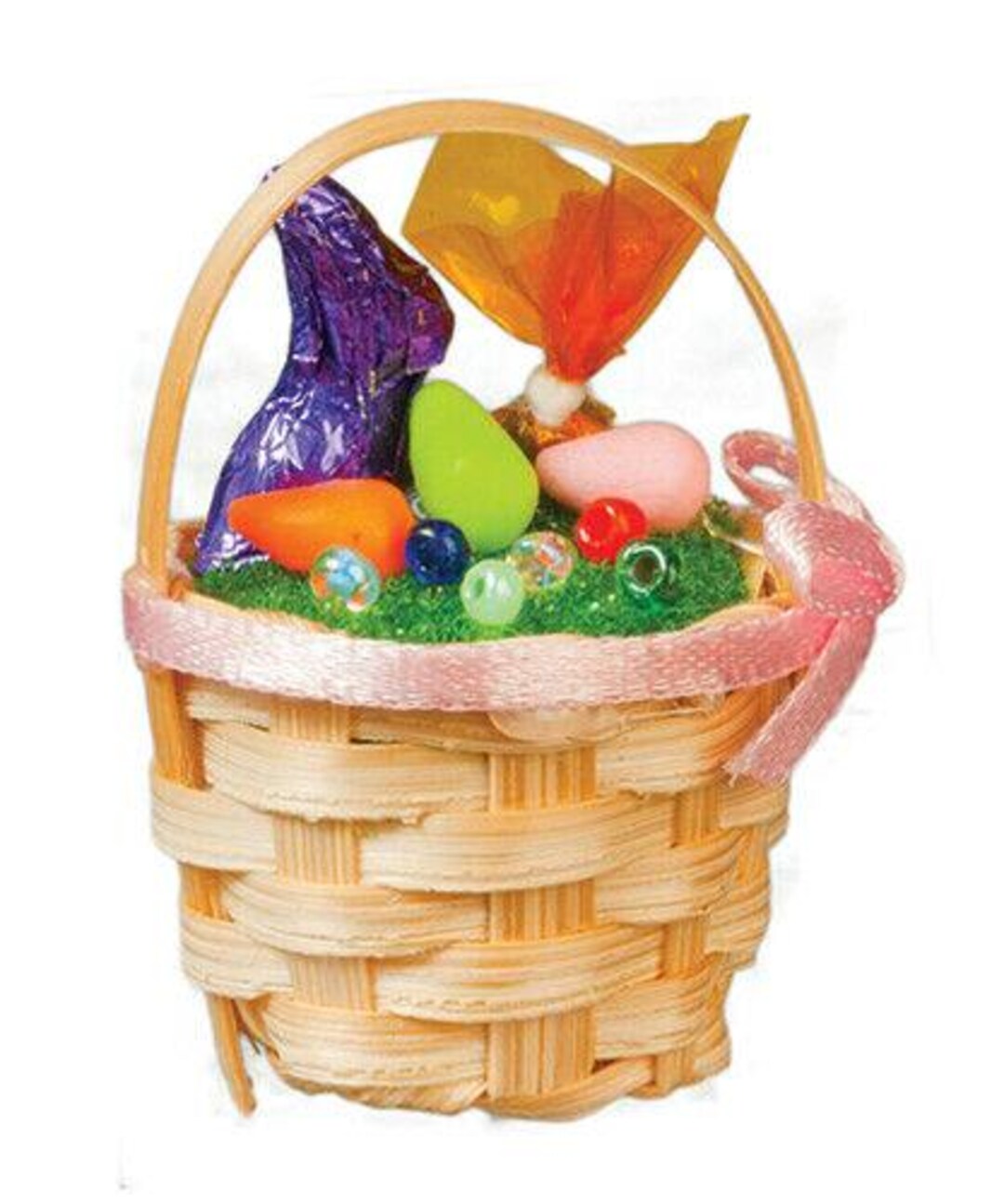 Dollhouse Miniature Filled Easter Basket - Etsy
