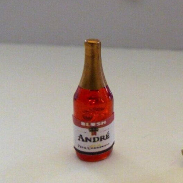 Dollhouse Miniature Andre Blush Bottle - Handcrafted