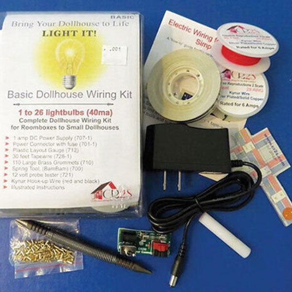 Dollhouse Wiring Kit Etsy