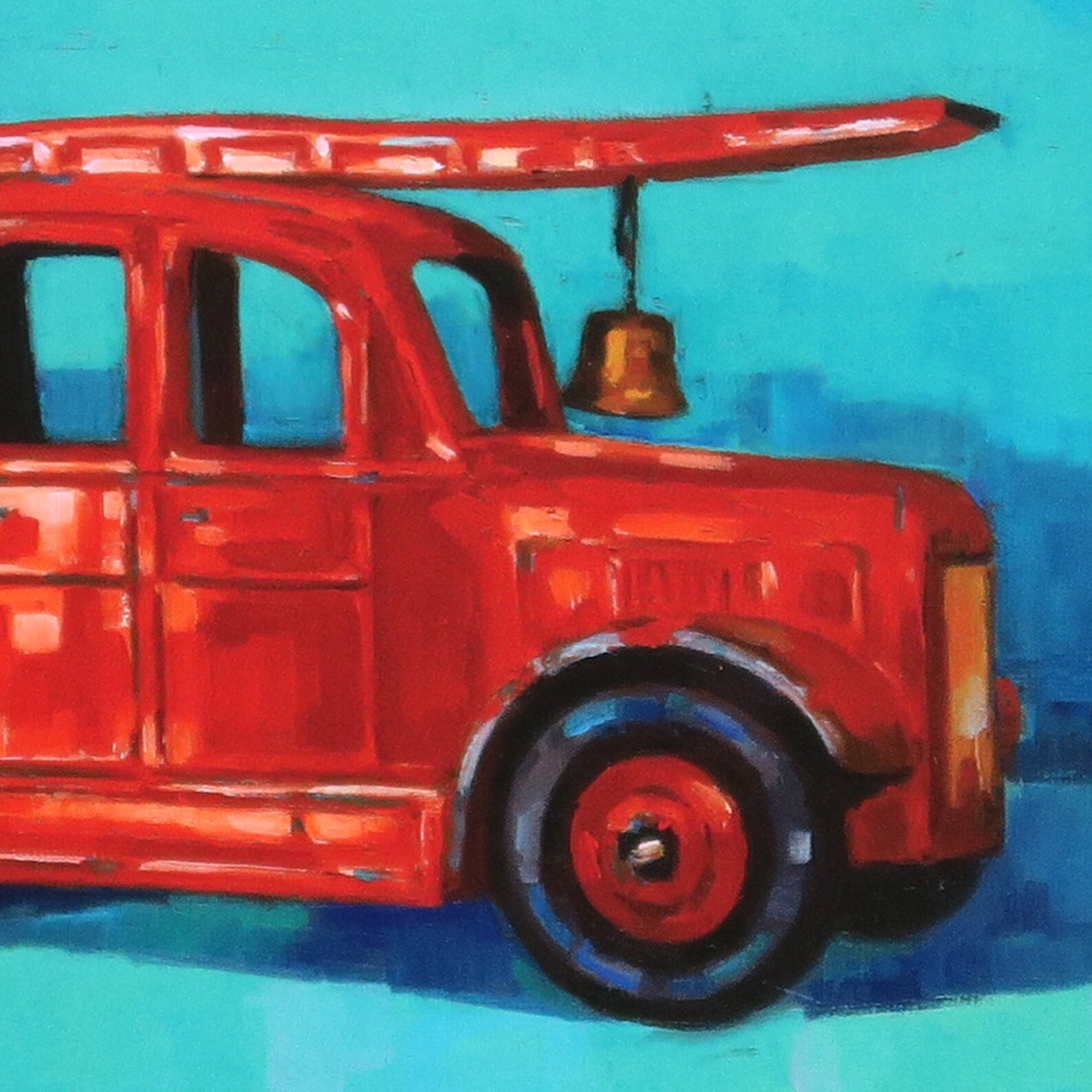 Dinky Streamline Fire Engine Card, Dinky Fire Engine, Fire Engine Card ...