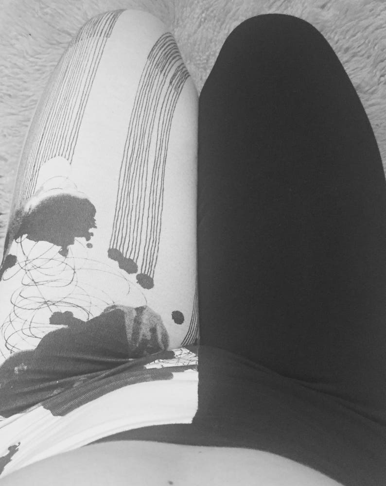 ORGANIC Cotton Yoga Leggings Yoga Pants Printed Legging