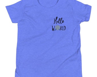 Epcot World Showcase Kid's T-Shirt: Spaceship Earth, Hello World