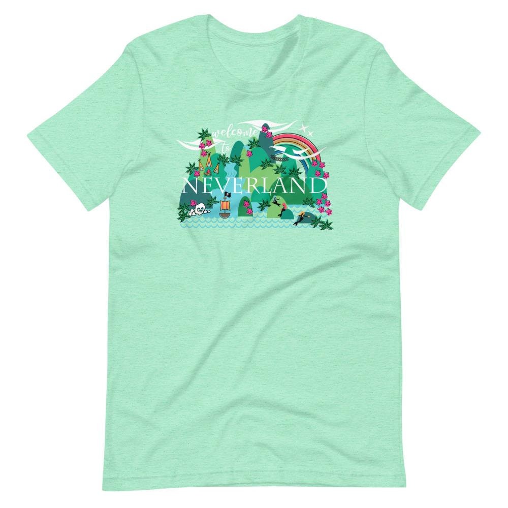 Peter Pan T-shirt Neverland Disney Mermaids Disney Shirt Disney Peter Pan  Disney T-shirt - Etsy