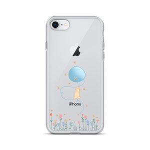 Winnie the Pooh iPhone Case: Bees, Balloon, and Flowers