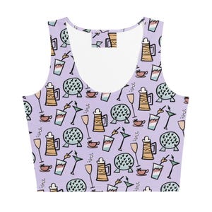 Crop Top de comida y vino de Epcot: Solo estoy aquí por las bebidas