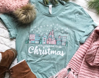 Christmas on Main Street T-shirt Disney Shirt It's Beginning to Look a Lot Like Christmas Disney Christmas T-shirt