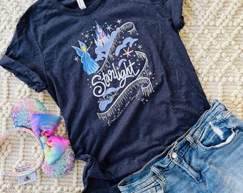 ディズニー スターライトパレード ブルーフェアリーTシャツ、マジック
