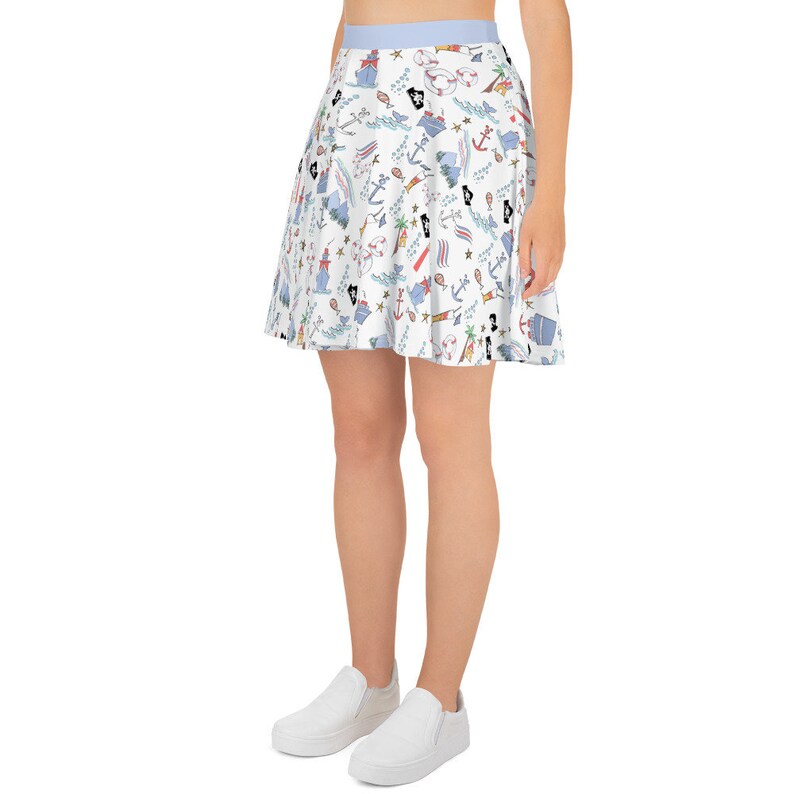 Disney Cruise Skirt Cruise Disney Sketch DCL Skater Skirt image 3