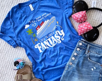 Camicia Disney Fantasy Cruise T-shirt Disney Family Cruise Vacation Unisex