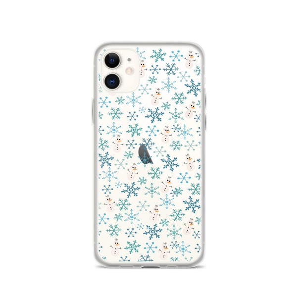 Disney Frozen Olaf iPhone Case Disney Phone Case Snowman Let it Snow Winter Phone Case