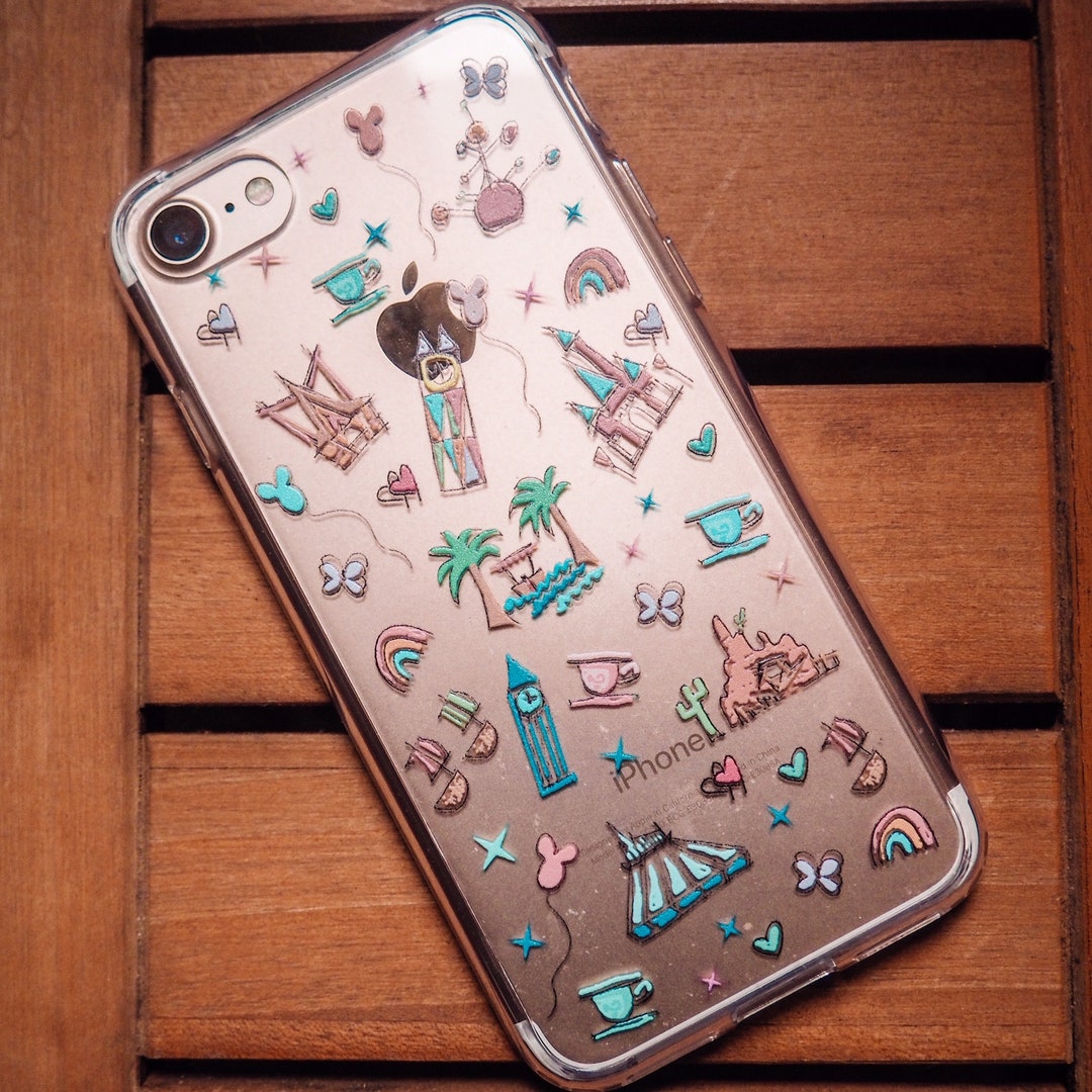 Disneyland Doodles Phone Case iPhone Case Disney Parks Phone Case