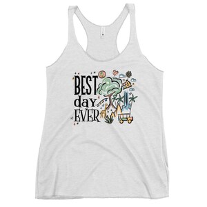 Disney Animal Kingdom Tank Top Best Day Ever Disney Trip Women&#39;s Racerback Tank
