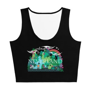 Peter Pan Disney Crop Top Neverland Disney Mermaids Disney Peter Pan Disney Crop Top